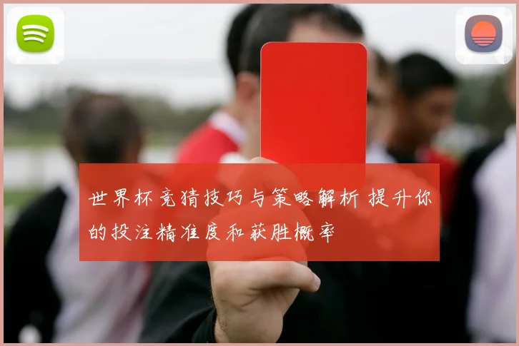 世界杯竞猜技巧与策略解析 提升你的投注精准度和获胜概率